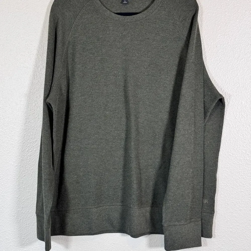 Banana Republic Green Classic Sweater Mens XL Pullover Fall Cozy Basic Staple